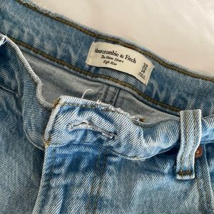 Abercrombie Mom High Rise Jean Short